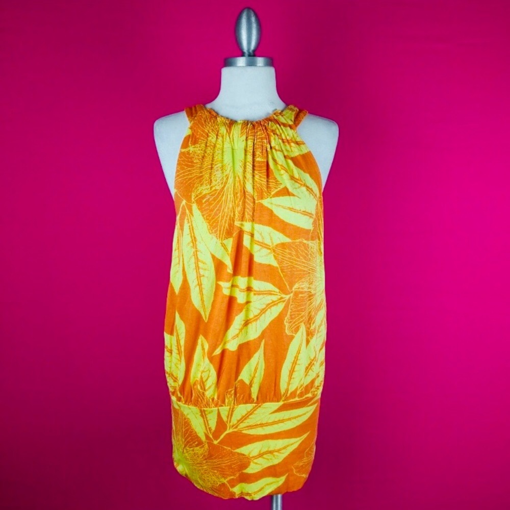 @ Express size Xs dress orange yellow tropical